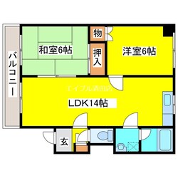 カネヒラビルの物件間取画像